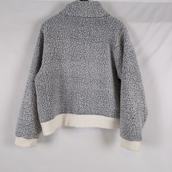 Saturday Sunday by Anthropologie Women's Light Grey Sweater Fleece, Large - Picture 2 of 8